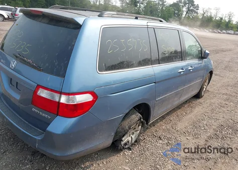 2005 Honda Odyssey Ex-L from USA, damaged, VIN 5FNRL38655B048644